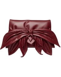 Julia Allert - Petal Faux Leather Evening Clutch Bag - Lyst