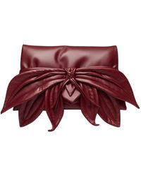 Julia Allert - Petal Faux Leather Evening Clutch Bag - Lyst
