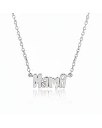 Frenvyrn - Mama Sterling Necklace With Sapphire - Lyst