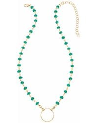 Heather Hawkins Jewelry - Medium Hammered Circle Necklace - Lyst