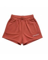 Mimhi Maison - Terracotta Cotton Shorts - Lyst