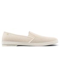 Rivieras - Classic Cotton Canvas Slip-On Loafer With Laces - Lyst