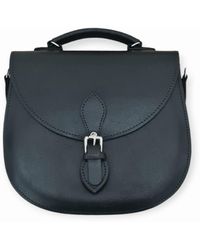 Zatchels - Handmade Tannery Leather Saddle Bag - Lyst