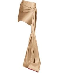 Gajú - Neutrals Soho Skirt - Lyst