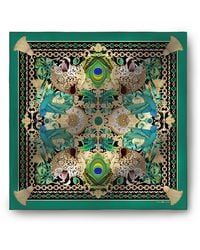 Emily Carter - The Emerald & Jaguar Silk Pocket Square - Lyst