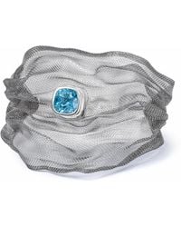 German Kabirski - Awai Limited Edition & Titanium Mesh Bracelet With Natural Topaz - Lyst