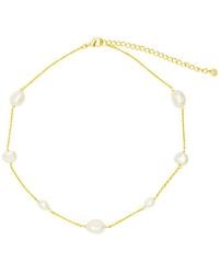 Lavani Jewels - Pearl Choker Necklace The High Priestess - Lyst