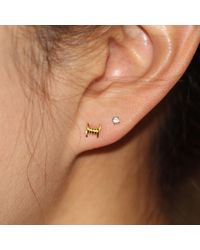 VicStoneNYC Fine Jewelry - Barbed Wire Solid Stud Earrings - Lyst