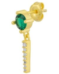 Spero London - Sterling Gemstone Spike Charm Sodalite Single Earring - Lyst
