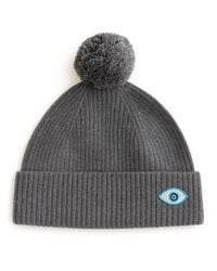 BEIRA - Wool & Cashmere Bobble Hat – Heather - Lyst