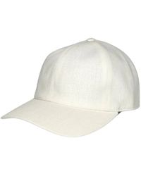 Cachemio - Linen Baseball Cap - Lyst