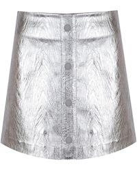 Mirimalist - Trace Mini Skirt - Lyst