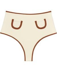 Montce - Neutrals Oat Terracotta Binded Polly Bikini Bottom - Lyst