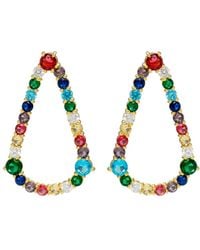 Lavani Jewels - Multicolored Giulietta Tears Earrings - Lyst
