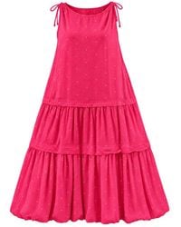 Adrift Clothing - Millie Reversible Bubble Hem Dress - Lyst