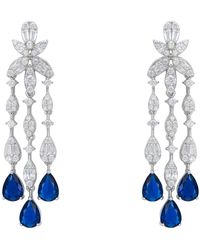 LÁTELITA London - Duchess Sapphire Drop Earrings - Lyst