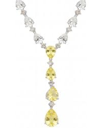 LÁTELITA London - Elizabeth Statement Necklace Topaz - Lyst