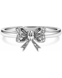 Unaloe - Sterling Bow Ring – Romantic, Elegant, Adjustable - Lyst