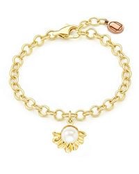 Unaloe - Vermeil Pearl Bracelet – Ocean-Inspired Shell Jewelry For - Lyst