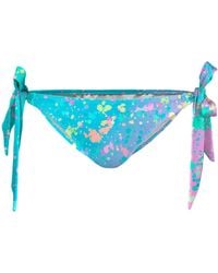 Aloha From Deer - Splashed Bikini Bows Bottom - Lyst