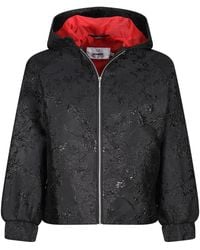 Lioness by Tf - The Embossed Flowery Hoodie Jacket - Lyst