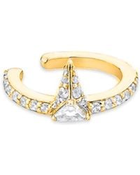 SALLY SKOUFIS - Urge Ear Cuff With Made Cz Diamond Stimulant - Lyst