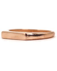 VicStoneNYC Fine Jewelry - Harmony Bar Signet Ring - Lyst