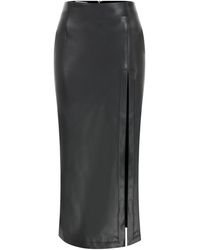 NAZLI CEREN - Lea Vegan Leather Maxi Skirt - Lyst