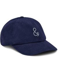 Anchor and Crew - Oxford Ampersand Signature Embroidered Corduroy Cap - Lyst