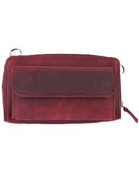 Springmoonatelier - Handmade Fire Leather Crossbody Bag - Lyst