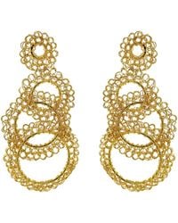 Lavish by Tricia Milaneze - All Artemis Trio Handmade Crochet Earrings - Lyst