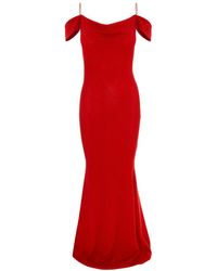 ROSERRY - Miami Glitter Jersey Maxi Dress In - Lyst