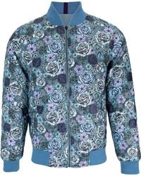 lords of harlech - Ron Reversible Bomber Jacket In Goblin - Lyst