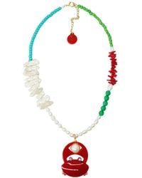Gissa Bicalho - Handmade Necklace Beads And Siri Pendant - Lyst