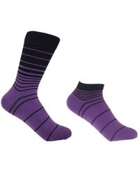 Peper Harow - Made in England - Retro Stripe Luxury Crew & Trainer Socks Bundle - Lyst