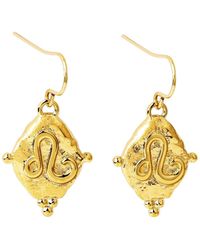 Seven Saints - Leo Vintage-Style Dangle Earrings, Plated - Lyst