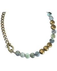 Rachel Nathan - Neutrals Shackle Single: Hackmanite Necklace - Lyst