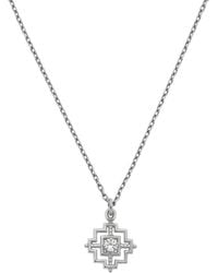 Zoe & Morgan - Centred Necklace Zircon - Lyst