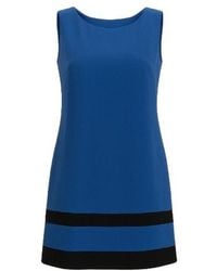 Conquista - Sleeveless A Line Panel Detail Dress - Lyst