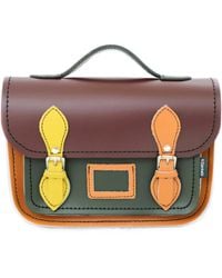 Zatchels - Leather Midi Satchel - Lyst
