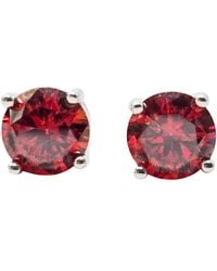 Harfi - Ruby Moissanite Crystal Sterling Earrings - Lyst