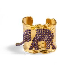 Ebru Jewelry - Guardian Elephant Chunky Adjustable Ring - Lyst
