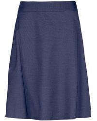 Conquista - Denim Style Cloche Skirt - Lyst
