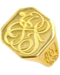 1610Istanbul - Art Nouveau Signet Ring - Lyst