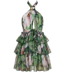 Nur Karaata - The Riviera Bloom Mini Dress - Lyst