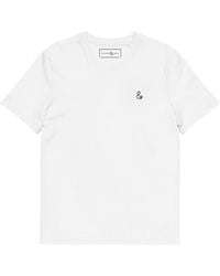 Anchor and Crew - Ampersand Signature Organic Cotton Embroidered T-Shirt - Lyst