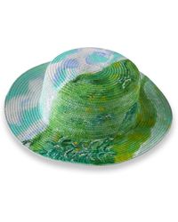 Heartfelt Layers - Van Gogh Wheat Field Sun Hat – Hand-Painted Straw Impressionist Art - Lyst