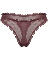 Alevy Studios - The Ruffle Thong - Lyst