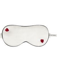 NOT JUST PAJAMA - Little Heart Silk Sleeping Eye Mask - Lyst