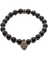 Ebru Jewelry - Arrow Black Onyx Bracelet - Lyst
